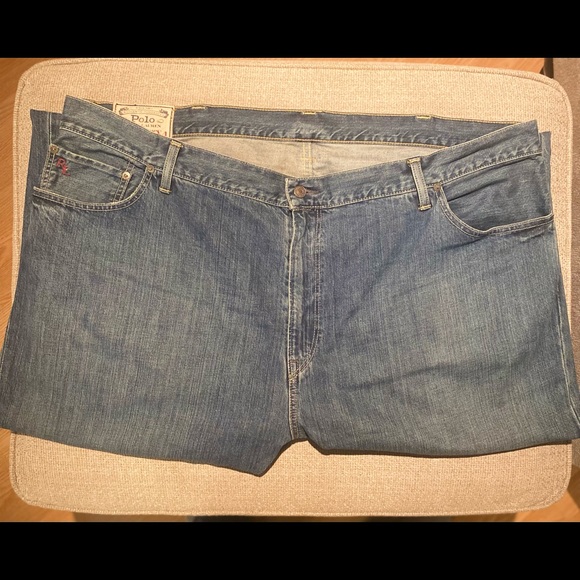 EUC Polo RL Denim Wash Dungaree - Picture 2 of 6